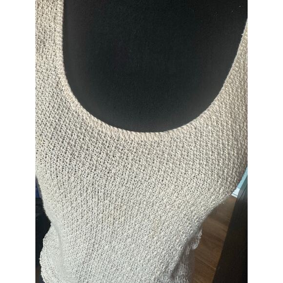 Vintage-Inspired Knit Tank Top | Neutral Minimalist Big City Brand - Picture 2 of 6